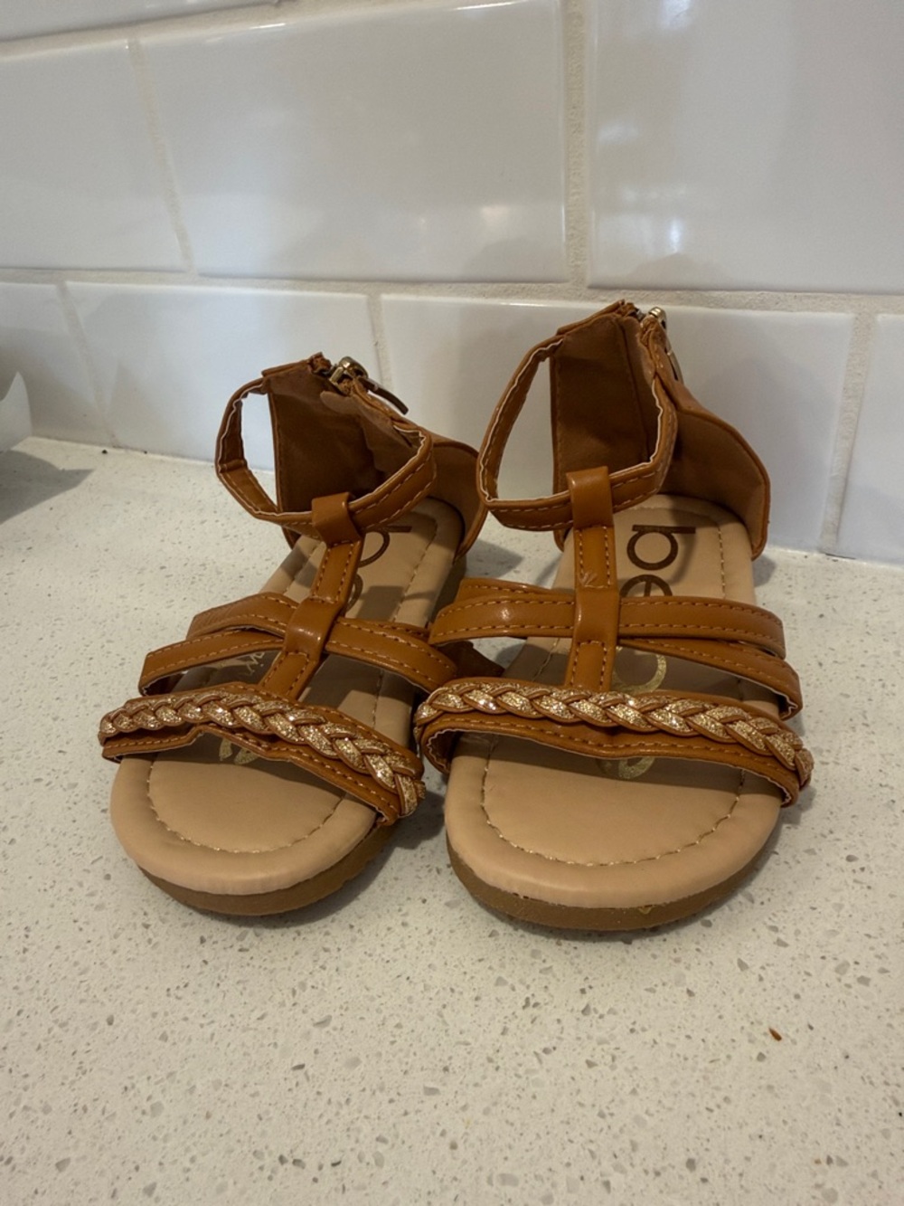 Bebe toddler girls sandals size 8
